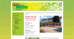 Desktop Screenshot of gaertnerei-mueller.de